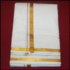 Pure100% Premium Cotton Dhoti with zaree border(CCM668j) - Click here to View more details about this Product